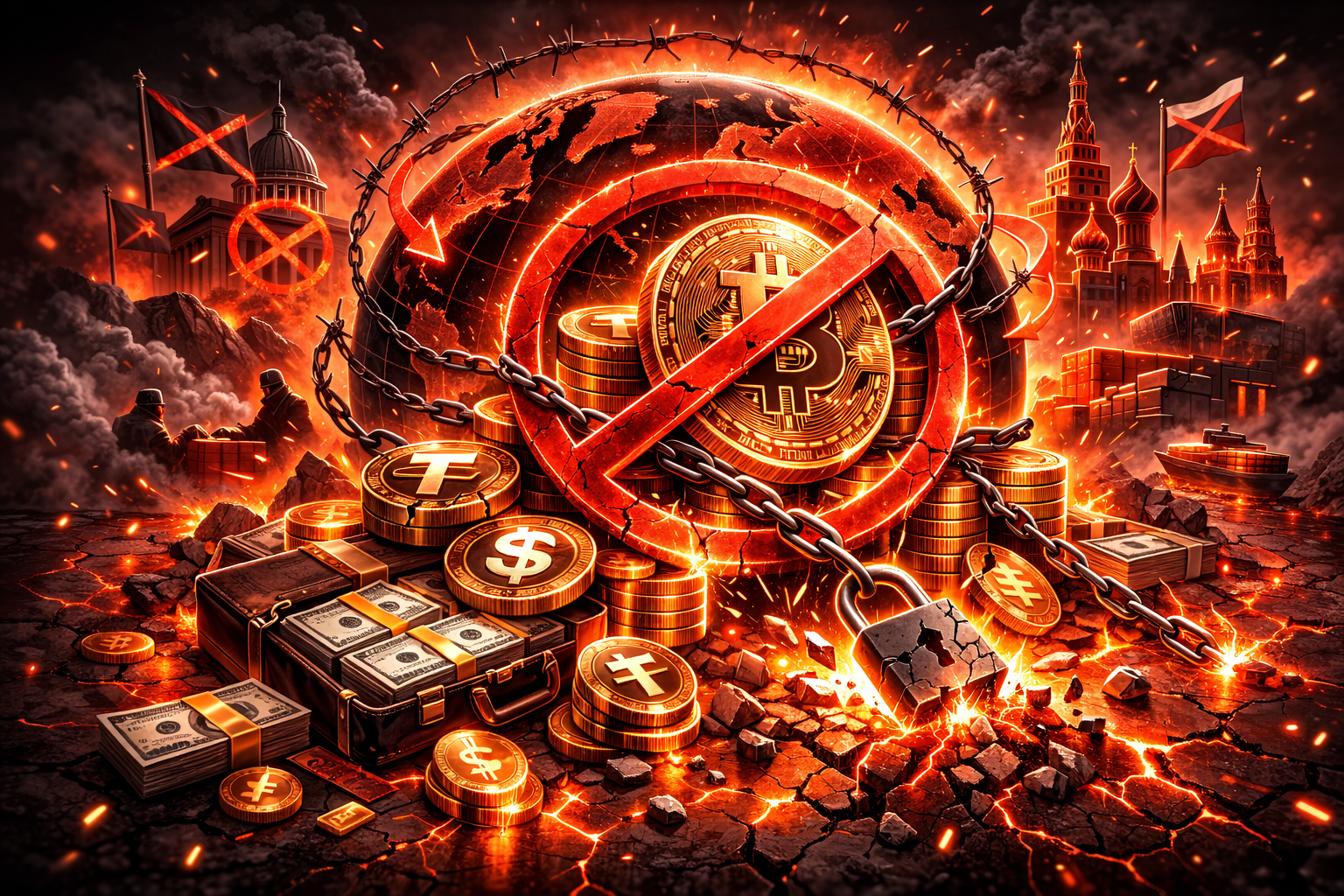 86% нелегальных операций со стейблкоинами связаны с обходом санкций