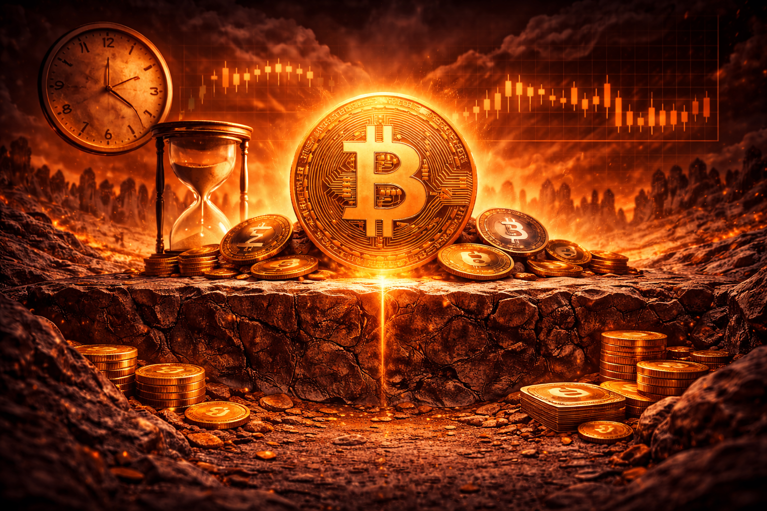 Рынок криптовалют в ожидании: Bitcoin удерживает позиции на фоне снижения активности